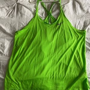 Lime Green Nike Tank Top
